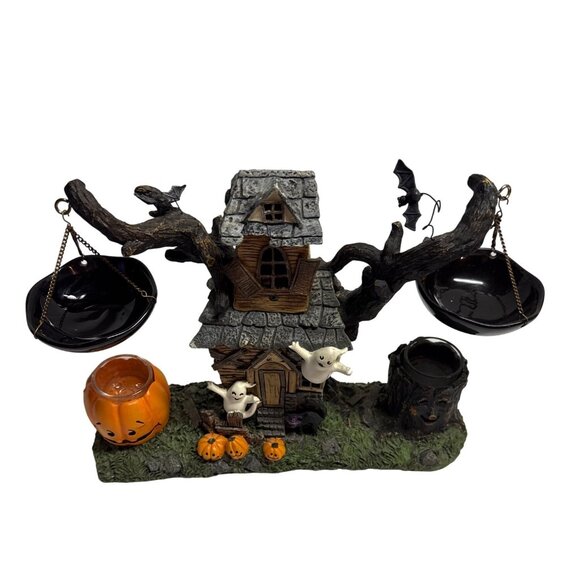 Yankee Candle Halloween Haunted House 2 Tealight Holder Tea Light Double Tart - Picture 3 of 8